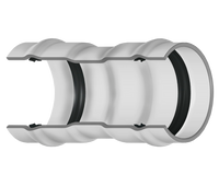 320-100093 | 12 PVC COUPLING GASKET CL100 | (PG:350) Spears