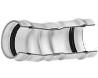 3318-2702P | 27 PVC 15 ELBOW GASKET 125PIP | (PG:330) Spears