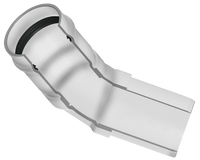330-100657 | 4 PVC 45 ELBOW GASKETXSPIGOT CL125 | (PG:360) Spears