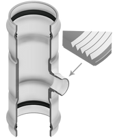 330-202435 | 6X4 PVC REDUCING TEE GASKETXGASKETXFPT CL125 | (PG:360) Spears