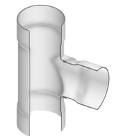 320-102509 | 10X3 PVC REDUCING TEE SOCKET CL100 | (PG:350) Spears
