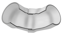 3909-040 | 4 PVC 90 STREET ELBOW SOCXSPIGOT SCH80 | (PG:400) Spears