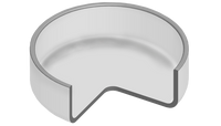 3947-040 | 4 PVC FLAT CAP SOCKET SCH80 | (PG:400) Spears