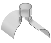 280-101907 | 10X6 PVC STUB SADDLE SOCKET LOW HEAD PIP | (PG:300) Spears