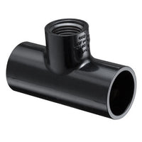 402-101B | 3/4X1/2 PVC REDUCING TEE SOCXFPT SCH40 BLACK | (PG:011) Spears