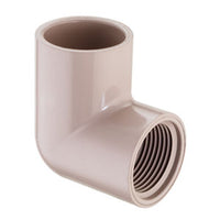 407-005UV | 1/2 PVC ULTRA VIOLET RESISTANT 90 ELBOW SOCXFPT SCH40 | (PG:042) Spears