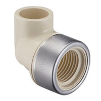 4107-005SR | 1/2 CPVC CTS 90 ELBOW W/SS RING SOCXFPT | (PG:035) Spears