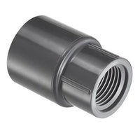435-073G | 1/2X3/8 PVC REDUCING FEMADPT SOCXFPT SCH40 GR | (PG:043) Spears