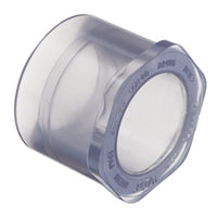437-422L | 4X3 PVC REDUCING BUSHING SPIGOTXSOC SCH40 CLEAR | (PG:039) Spears