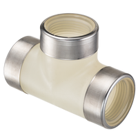 4805-015SR | 1-1/2 PP TEE W/SS RING SRFPTXSRFPTXSRFPT | (PG:060) Spears