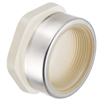 4848-010SR | 1 PP CAP W/SS RING SRFIPT | (PG:060) Spears