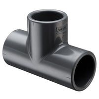 401-005G | 1/2 PVC TEE SOCKET SCH40 GRAY | (PG:043) Spears