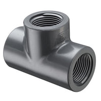 405-015G | 1-1/2 PVC TEE FPT SCH40 GRAY | (PG:043) Spears
