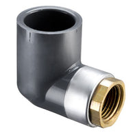 807-101BR | 3/4X1/2 PVC REDUCING 90 ELBOW SOCXBR/FPT SCH80 | (PG:086) Spears