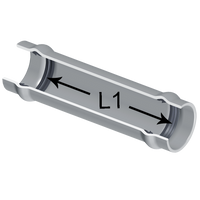 828-080CF | 8 CPVC REPAIR COUPLING GASKET SCH80 | (PG:097) Spears