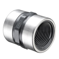 830-012SR | 1-1/4 PVC COUPLING REINFORCED FEMALE THREAD SCH80 | (PG:086) Spears
