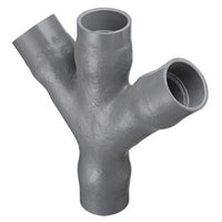 876-100CF | 10 CPVC DOUBLE WYE SOCKET SCH80 100 PSI G | (PG:097) Spears