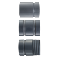 890-030PG | 4X3 PVC NIPPLE PLAINXGROOVE SCH80 | (PG:120) Spears