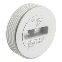 P110-025 | 2-1/2 PVC PVC DWV FLUSH CLEAN OUT PLUG MPT | (PG:051) Spears