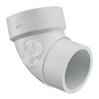 P320-040 | 4 PVC DWV STREET 1/6 BEND HUBXSPIGOT | (PG:051) Spears