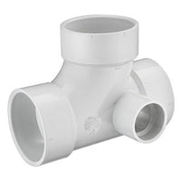 P417-420 | 4X4X4X2 PVC DWV REINFORCED THREAD W/R-SIDE IN ALL HUB | (PG:051) Spears
