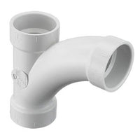 P501-040 | 4 PVC DWV COMB WYE & 1/8 BEND HUBXHUBXHUB | (PG:051) Spears