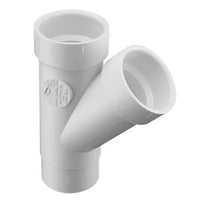 P602-040 | 4 PVC DWV STREET WYE SPGXHUBXHUB | (PG:051) Spears