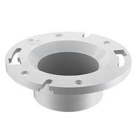 P815-040 | 4X4X4X3 PVC DWV FLUSH CLOSET FLANGE | (PG:051) Spears
