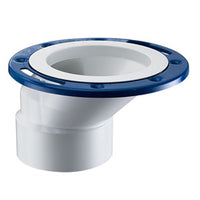 P820-422 | 4X3 PVC DWV OFFST CLST FLANGED W/ADJ RNG HUB | (PG:051) Spears