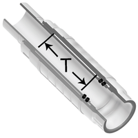 S119-05 | 1/2 PVC REPAIR COUPLING SOCXSOC | (PG:025) Spears