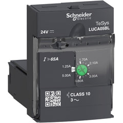 Square D LUCA05BL Standard control unit, TeSys U, 1.25-5A, 3P motors, thermal magnetic protection, class 10, coil 24V DC | Blackhawk Supply