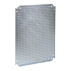 Square D NSYMF44 Microperforated Mounting Plate, 400 H x 400mm W, with holes diameter 3.6mm on 12.5mm Pitch | Blackhawk Supply