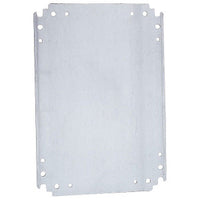 NSYMM43 | Spacial CRN Plain Mounting Plate, 400,mm H x 300mm W, Galvanized Sheet Steel | Square D