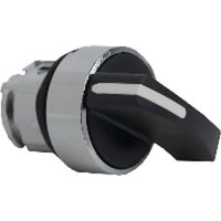 ZB4BJ2 | Black Selector Switch Head 22mm 2-Position Stay Put | Square D