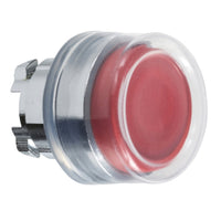 ZB4BP4 | Push button head, metal, projecting, red, Dia 22, spring return, booted, unmarked | Square D