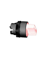 ZB5AK1243 | Red illuminated selector switch head Dia 22, 2-position stay put | Square D