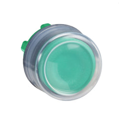 Square D ZB5AP3 Push button head, plastic, projecting, green, Dia 22, spring return, booted, unmarked | Blackhawk Supply