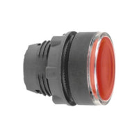 ZB5AW343 | Red Flush Illuminated Pushbutton Head 22mm Spring Return for Integral LED | Square D by Schneider Electric