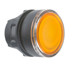 Square D ZB5AW35 Harmony XB5 Orange Flush Illuminated Pushbutton Head, 22mm, Spring Return for BA9s Bulb | Blackhawk Supply
