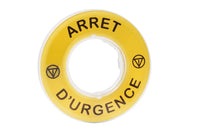 ZBY9120 | BVLD EMER STOP LEGEND PLATE | Square D (OBSOLETE)