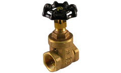 Jomar 103-306 T-301 | 1-1/4" | Regular Brass Gate Valve | Non-rising Stem | Threaded Connection | 200 WOG | Blackhawk Supply