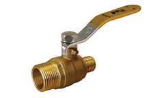 Jomar 103-534MPG T-412-MIP | 3/4" | 2 Piece | Standard Port | Male Threaded x Crimp Pex (B) Connection | 600 WOG | Blackhawk Supply