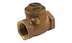 Jomar 105-108 T-501 | 2" | Regular Brass Horizontal Swing Check Valve | Threaded Connection | 200 WOG | Class 125 | Blackhawk Supply