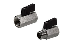 Jomar 100-441 T-84-M | 1/4" | 1 Piece | Standard Port | Threaded Connection | Mini Valves | 450 WOG | MIP x FIP | Blackhawk Supply