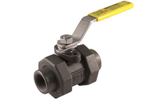Jomar 100-993 T-CS-2002N-SS-DUE | 1/2" | 5 Piece | Full Port | Double Union End | Threaded Connection | 3000 WOG | Stainless Steel Ball and Stem | Blackhawk Supply