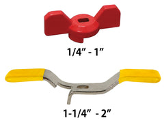 Jomar 899-123 T-Handle for JF-100 Series | Fits any JF-100T/S, T/S-110, T-100HF, S-100HS, C-402, T/S-422G, T-423G | For Sizes: 1/4" - 1/2" | Blackhawk Supply