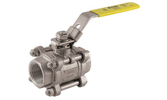 Jomar 500-307 T-SS-1000N-4B | 1-1/2" | 3 Piece 4 Bolt | Swing Out Body | Full Port | Threaded Connection | 1000 WOG | Blackhawk Supply