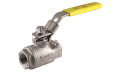 Jomar 100-967 T-SS-1001N | 1-1/2" | 2 Piece | Full Port | Threaded Connection | 1000 WOG | Blackhawk Supply