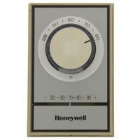 T498A1778 | ELECTRIC HEAT THERMOSTAT SPST, BIMETAL SNAP ACTING SWITCH, BRUSH GOLD, DEG F. | Resideo