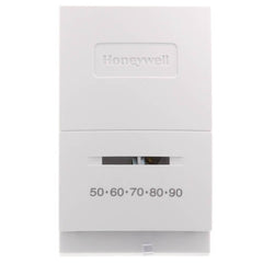 Resideo T822K1018 VERTICAL HEAT ONLY MECHANICAL THERMOSTAT. TERMINALS: R, W. SCALE: 50-90F.SYSTEM SWITCH: NONE. NO FAN SWITCH. | Blackhawk Supply